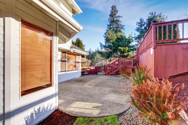 Concrete Patio Setup