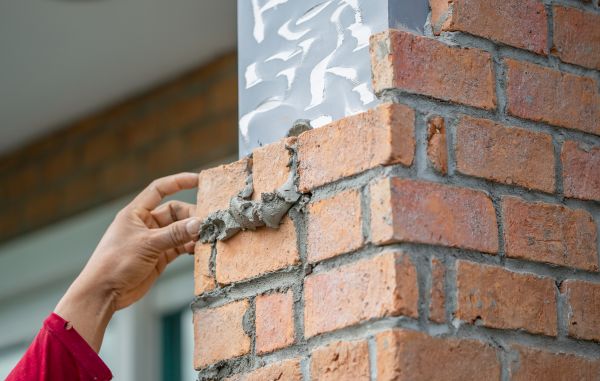 Brick Pillar Repair in Bend