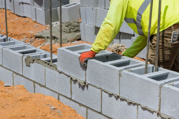 Concrete Blocks Installation in Bend