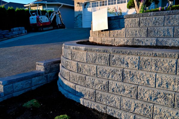 Stone Retaining Wall Repair in Bend