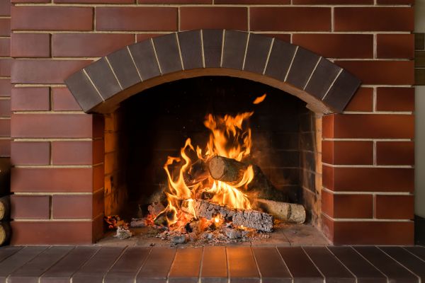 Brick Fireplace Installation in Bend