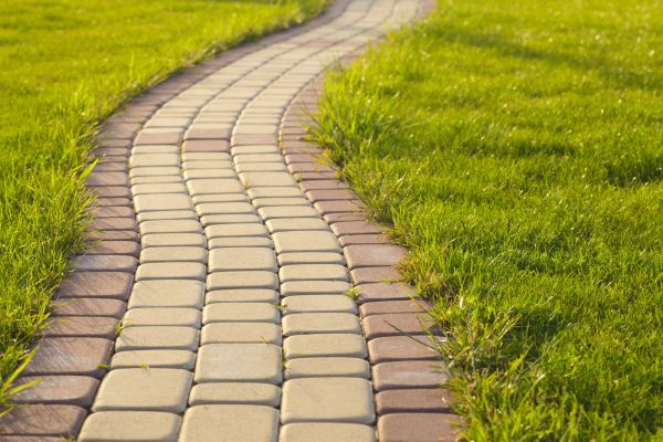Sidewalk Brick Repair in Bend